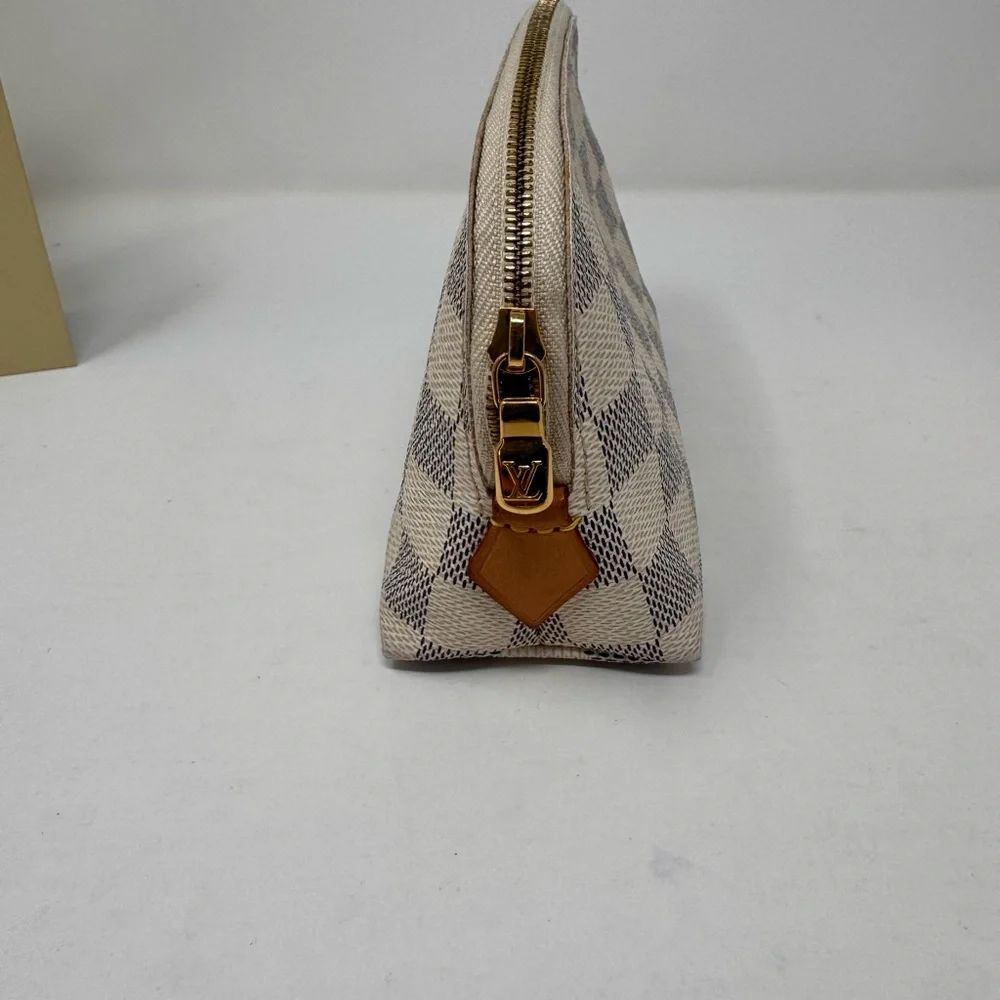 💯Authentic Preloved LOUIS VUITTON Damier Azur Cosmetic PM bag